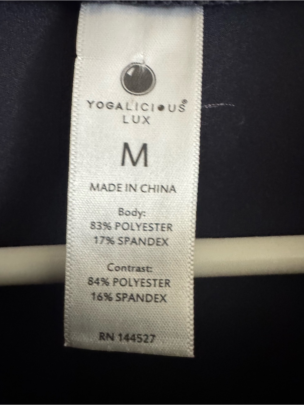 Yogalicious Navy Hooded Zip Bomber Jacket - Picture 3 of 3